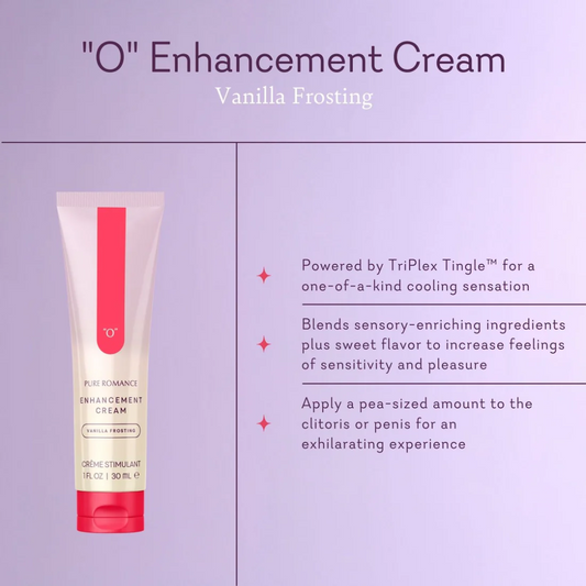 "O" - Vanilla Frosting Long-Lasting Tingling Cream