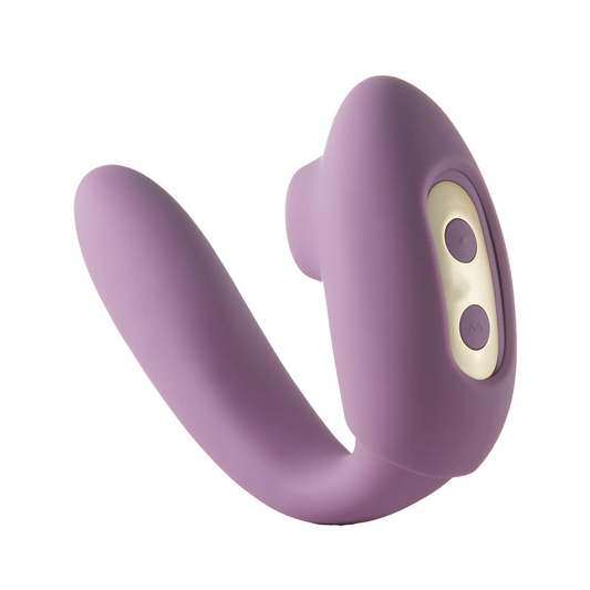 *PRE-ORDER* The Adventurer Curve Air Pressure Dual Action Vibrator