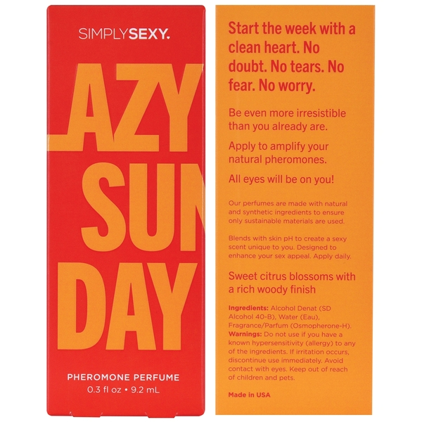 LAZY SUNDAY Pheromone Perfume Spray 0.3floz | 9.2mL