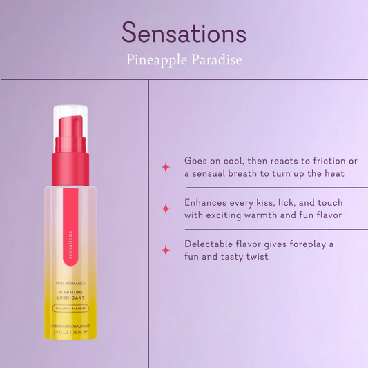 Sensations - Pineapple Paradise Warming Lubricant