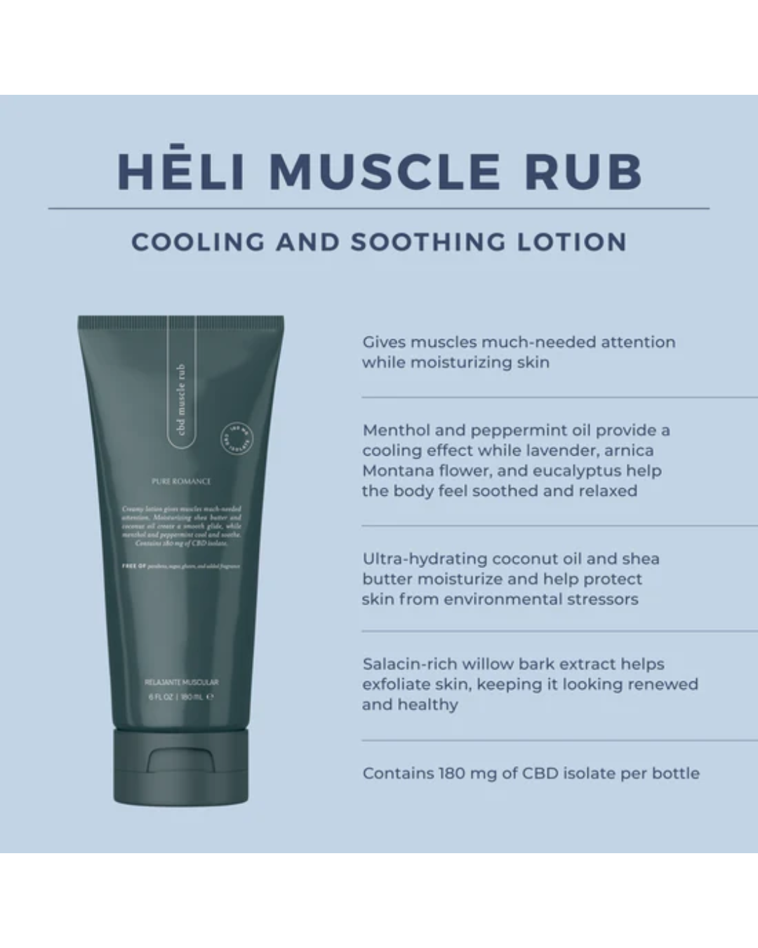 Muscle Rub Cooling & Soothing Lotion