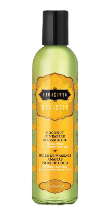 Naturals Massage Oil-Coconut Pineapple 8oz