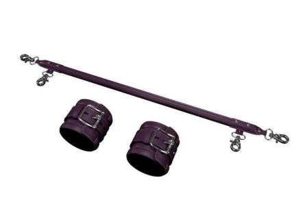 *New Vendor Pre-Order* Fifty Shades of Grey Entwined Passion Spreader Bar - Purple