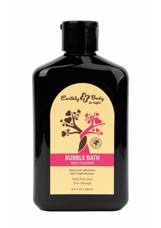 Earthly Body Bubble Bath/Massage Oil Duo - Wild Pink
