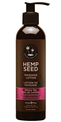 Earthly Body Hemp Seed Massage Lotion Skinny Dip