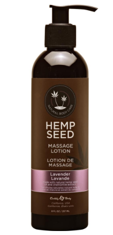 Earthly Body Hemp Seed Massage Lotion Lavender