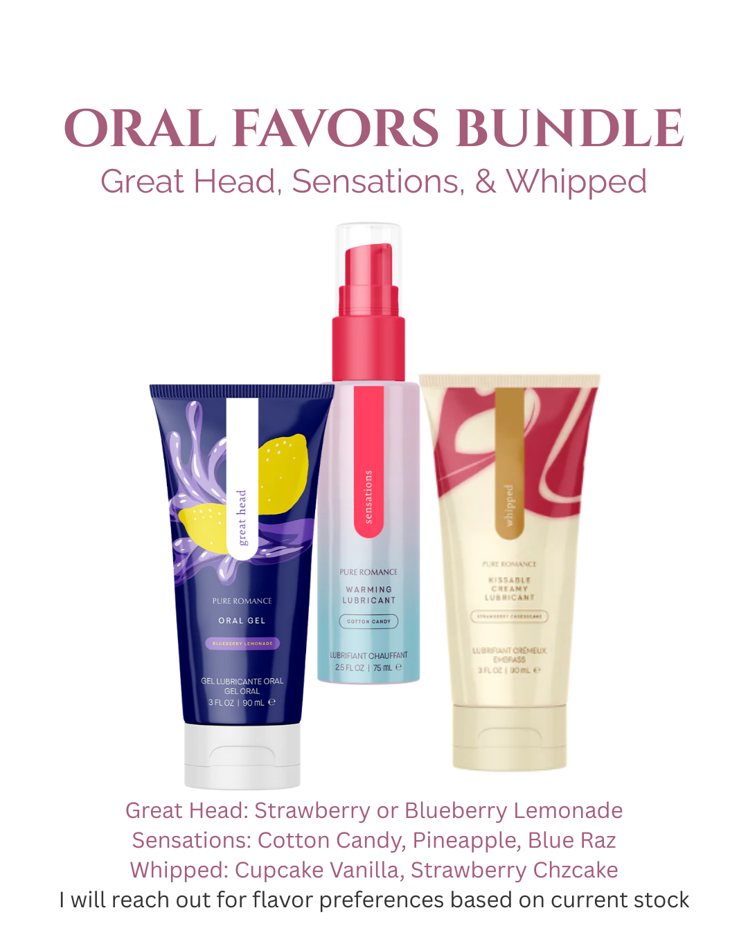 Oral Favors Bundle